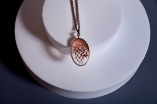 Naszyjnik „Mgła Świtu” – Kolekcja Złoty Szept